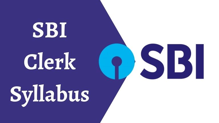 sbi clerk syllabus