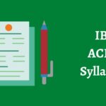 IB ACIO Syllabus