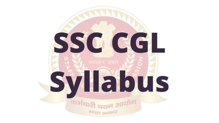 SSC CGL Syllabus