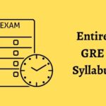 GRE Syllabus