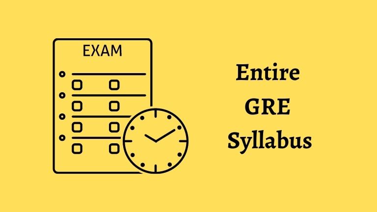 GRE Syllabus