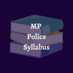 MP Police Syllabus