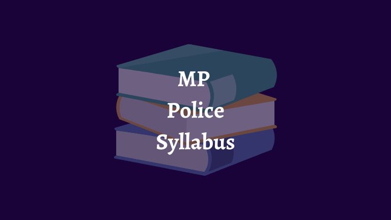 MP Police Syllabus
