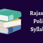 Rajasthan Police Syllabus