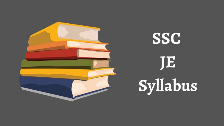 SSC JE Syllabus