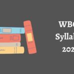 WBCS Syllabus 2022